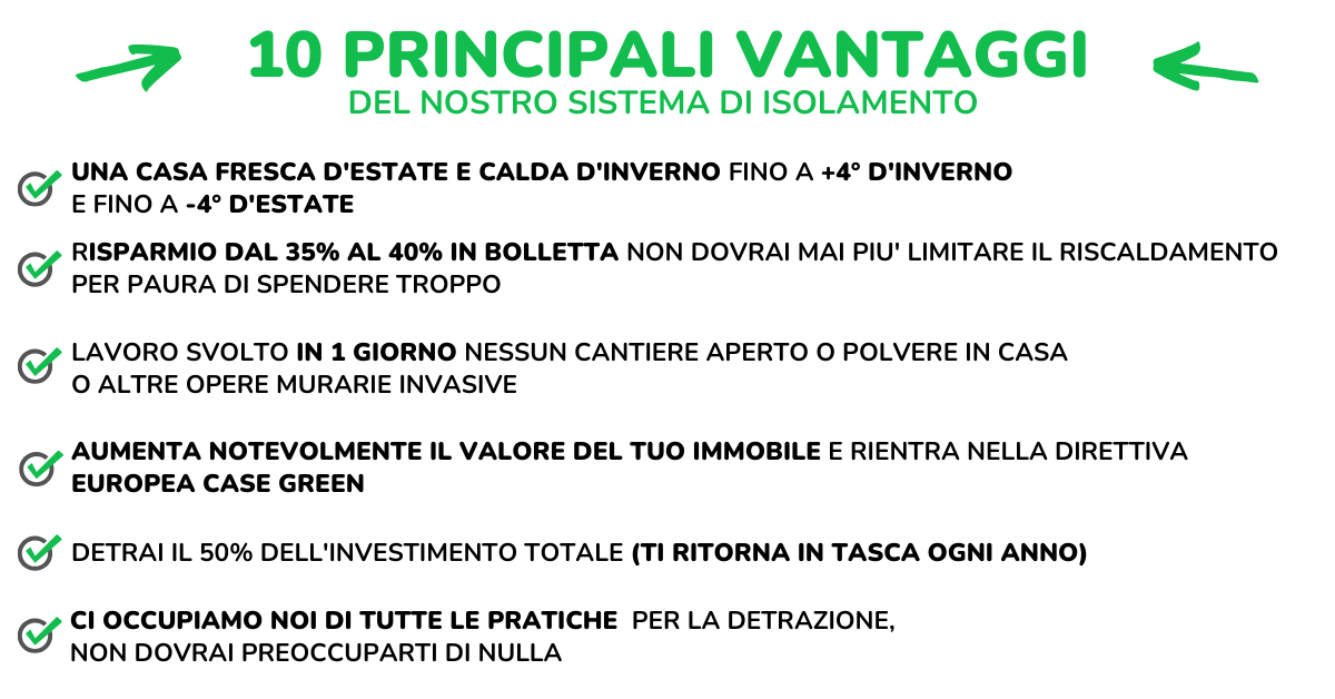 6 PRINCIPALI VANTAGGI DEL NOSTRO SISTEMA DI ISOLAMENTO (15)